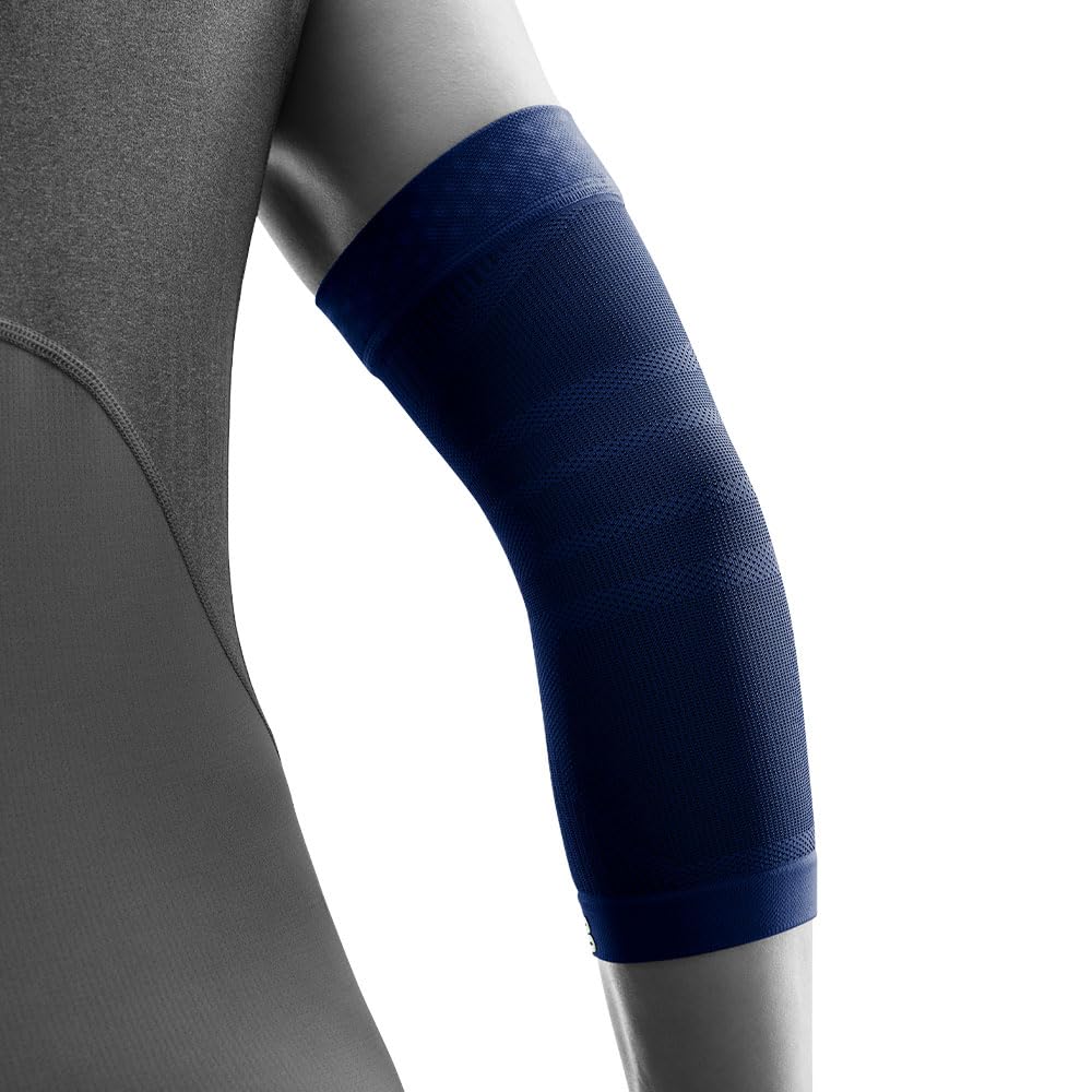 BAUERFEIND Ellenbogen Sleeve „Sports Compression Elbow Support“, 1 Unisex Ellenbogenbandage mit Kompression, Für Basketball, Leichtathletik und bei Ball- und Schlagsportarten, Rechts & Links tragbar