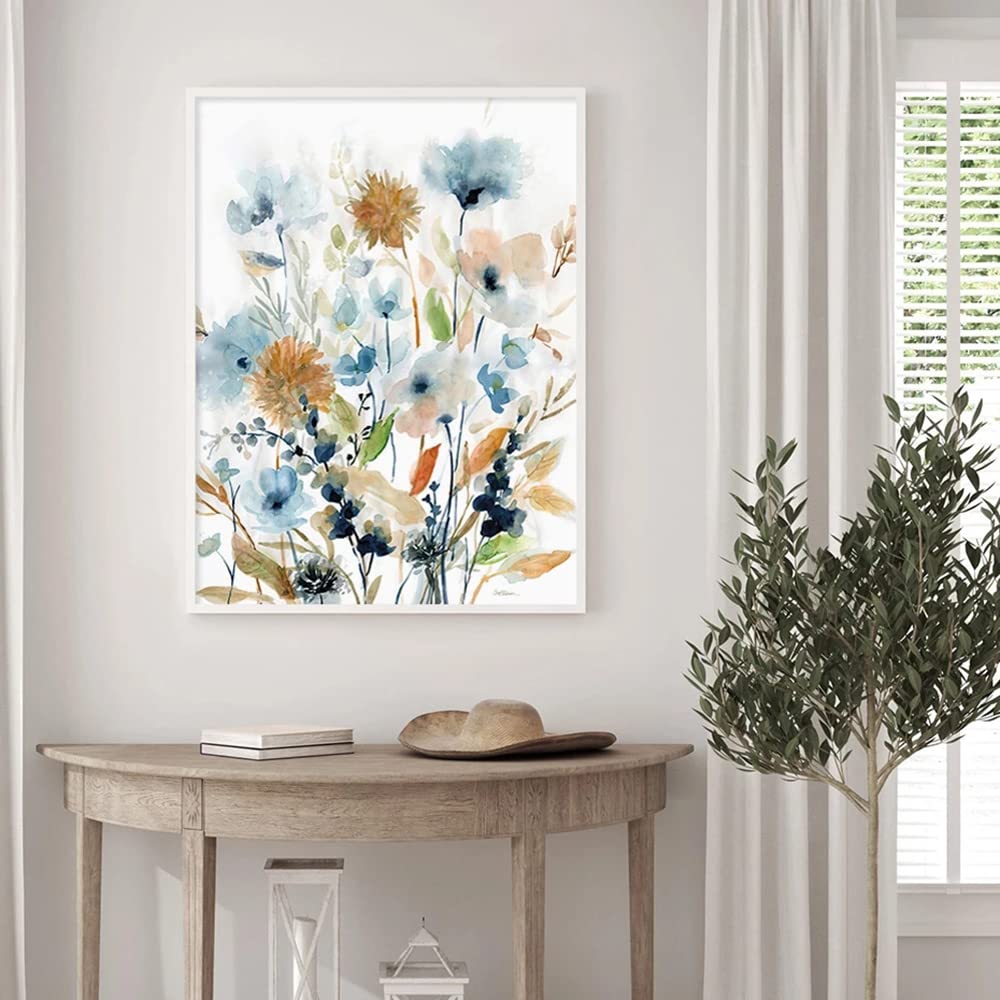Youihom 2 Cuadro Flores Habitacion 50x70cm Poster Decoracion Salon Laminas Decorativas Pared para Habitacion Lienzos Nordico sin Marco (50x70cm)