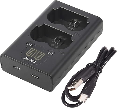 Miniatura 2 de DST E Reemplazo para NP-W235 Dual LCD Cargador de Batería Compatible Fujifilm NP-W235 Batería X-T4 Cámara