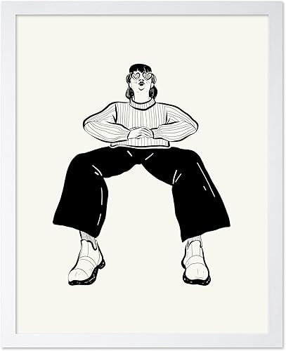 Miniatura 20 de Poster Master Póster de Groovy Woman – Impresión retro de moda – Arte de línea – Arte minimalista – Arte moderno – Arte abstracto – Arte en blanco y