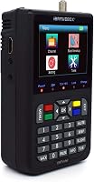 AWKAQUN V9 Digitális Műholdkereső HD DVB-S/S2 Műhold Detektor H.265 Támogatással - Pontos Antenna Beállításhoz, 3000mA Akkumulátor 9