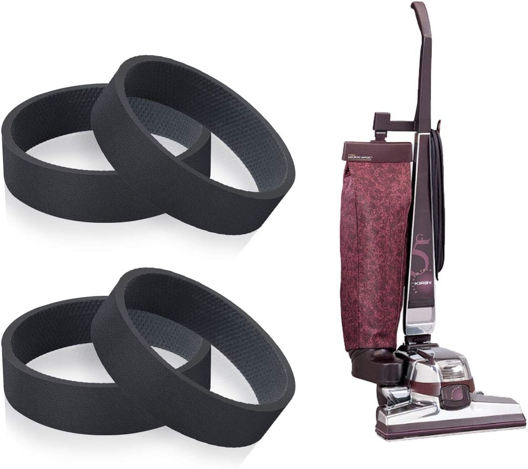 LANMU Replacement Belts Compatible with Kirby Generation Series Models G3, G4, G5, G6, G7, Ultimate G and Diamond Edition Vacuum, Compare to Part 301291 (4-Pack)