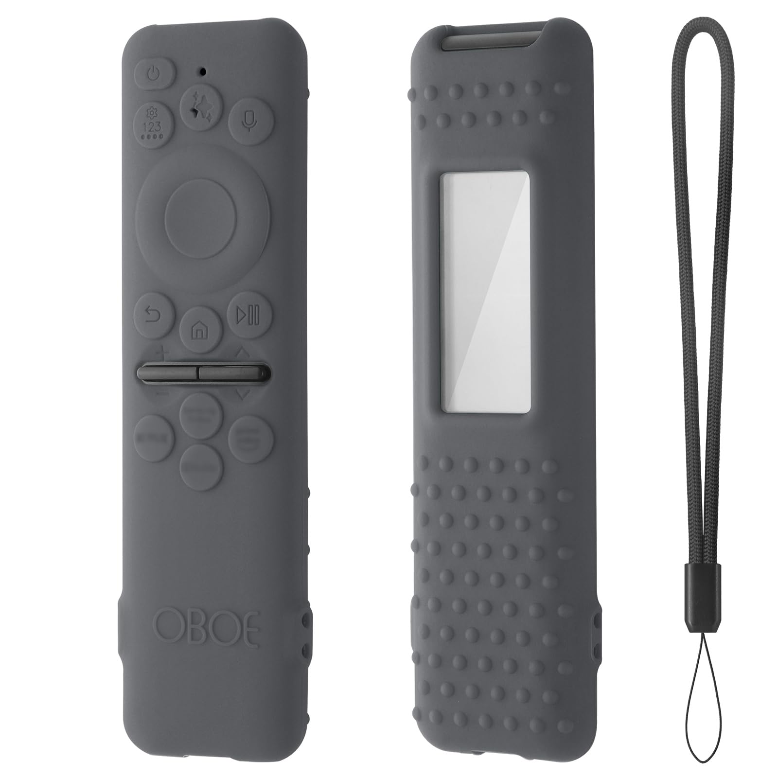 OBOE Silicone TV Remote Cover for Samsung Remote BN59-01311 QLED, Black — Amazon image 23