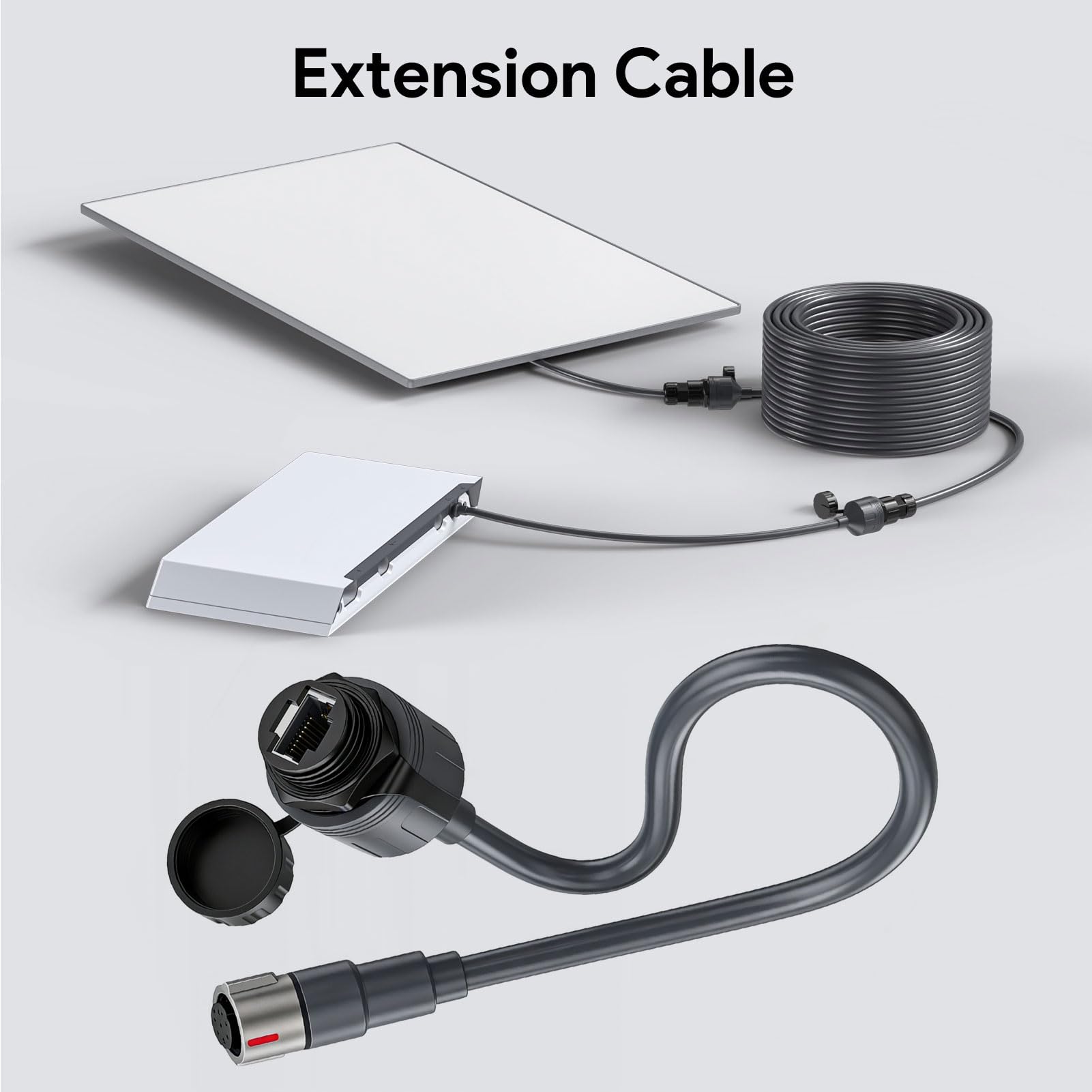 SEAFRONT Prostokątne Złącze Przedłużacza Kabla Satelitarnego Ethernet SPX Męski na Adapter RJ45 Adapter Ethernet 23AWG dla Wydajności Gen3