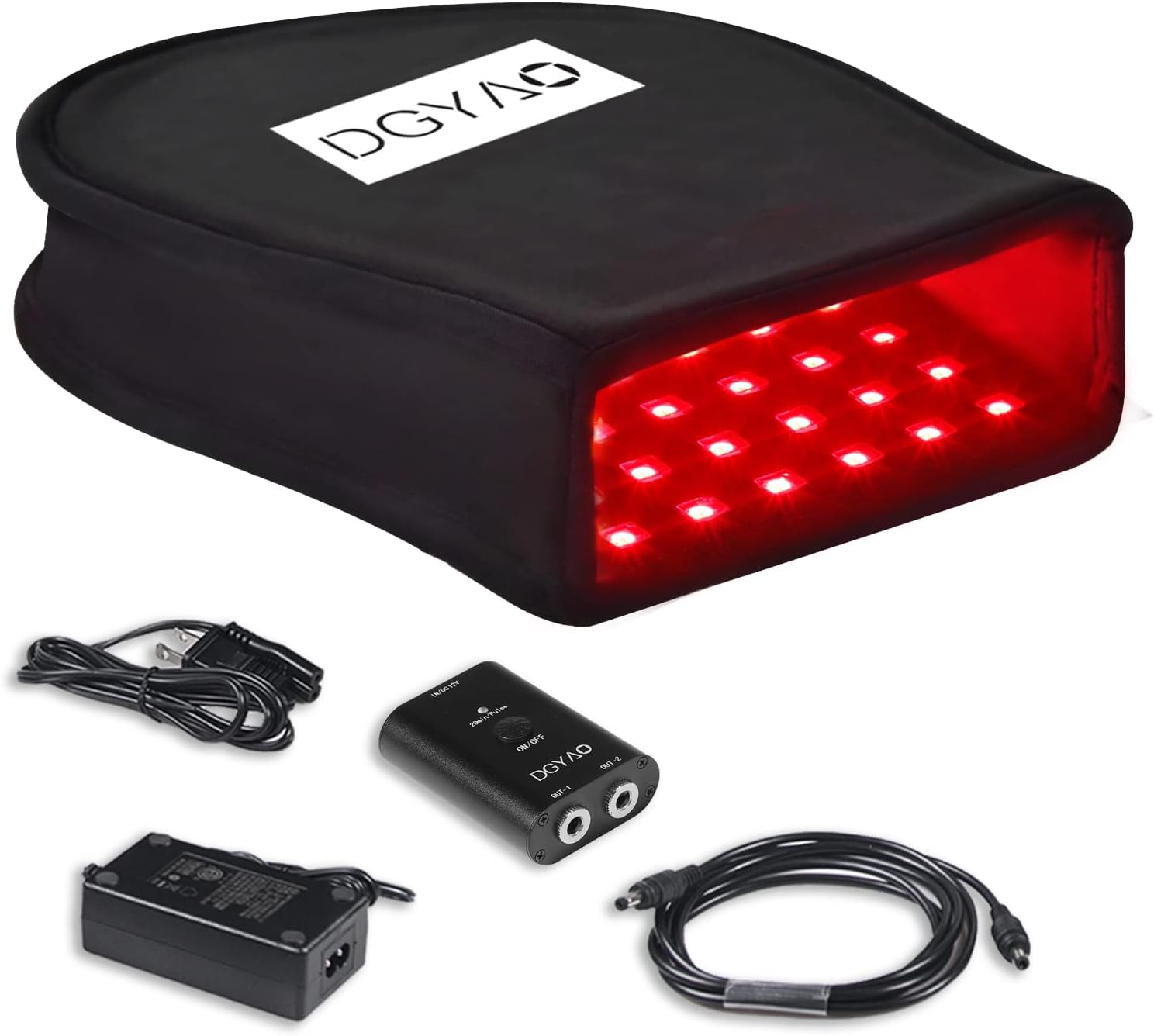 Red Light Therapy for Hans Pain Relief with 660NM & 880NM Infrared Glove Pule Mode LED Therapy Device for Wrist Double Side Pad for Fingers Joints Relief - Image 6