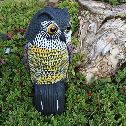 Giftexpress 15.5 Inch Scarecrow Owl Decoy With Rotating Head Statue thumb #5