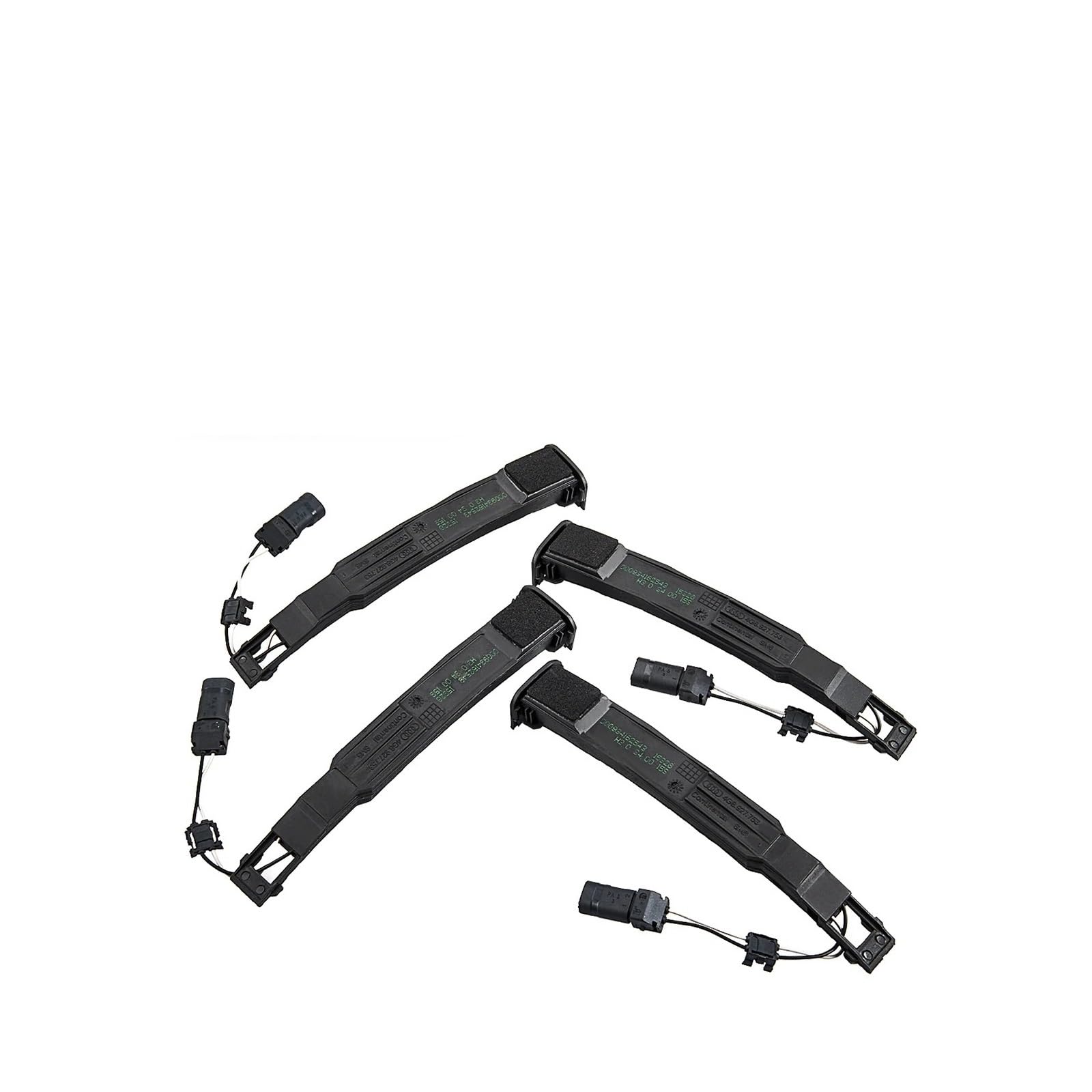 Vavgkdkpzb 4 Pieces Replacement Car Exterior Door Handle For A4 B8 For A5 For A6 C7 For A7 For A8 D4 For Q3 For Q5 For Q7 4M 3.0T 2015-19 4G8927753 4G8927753b Exterior Door Handle Sensors(4 Pieces)