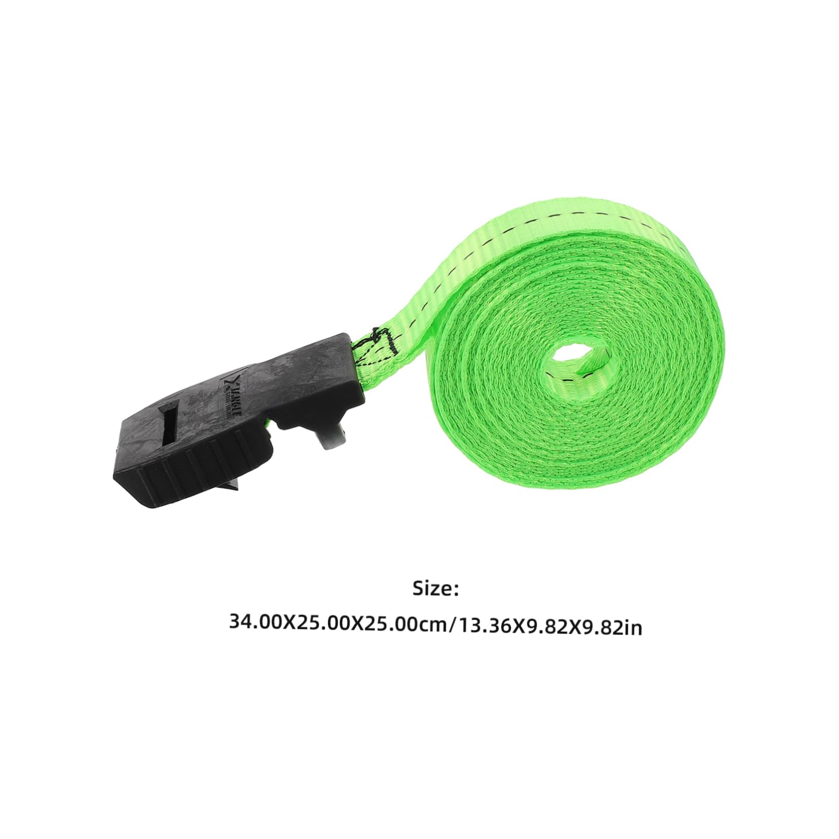 Cabilock Lashing Straps Tie Down Straps for Kayak Cooler Cargo Motorcycle and Trailer Fluorescent Green Heavy Duty Versatile for Moving and Storage