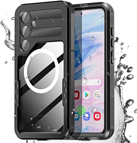 Miniatura 8 de AICase Funda impermeable para Samsung Galaxy A23 5G (6.6 pulgadas), a prueba de nieve, polvo y a prueba de golpes, protección de cuerpo completo con
