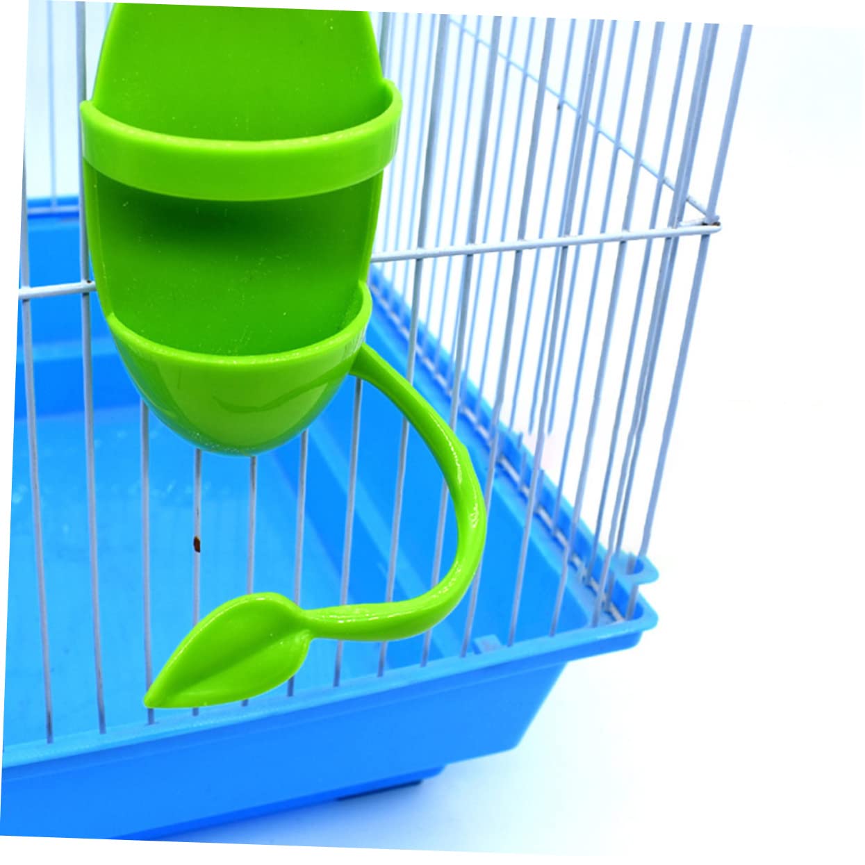 COLLBATH Parrot Feeding Baskets Bird Feeder Tray Parrot Playground Stand Parakeets Pet Bird Toys