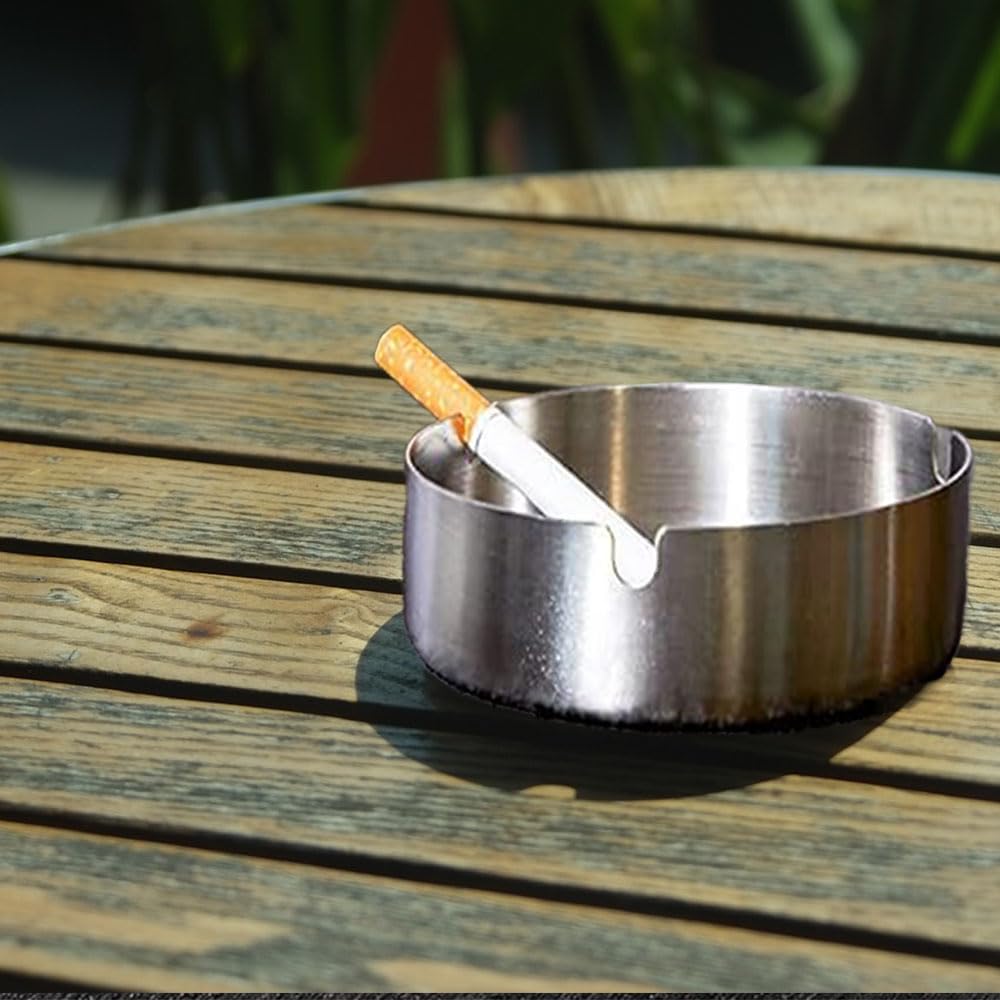 Set da 6 pezzi in acciaio inox rotondo, adatto per ristoranti, bar, uso esterno, camere da letto