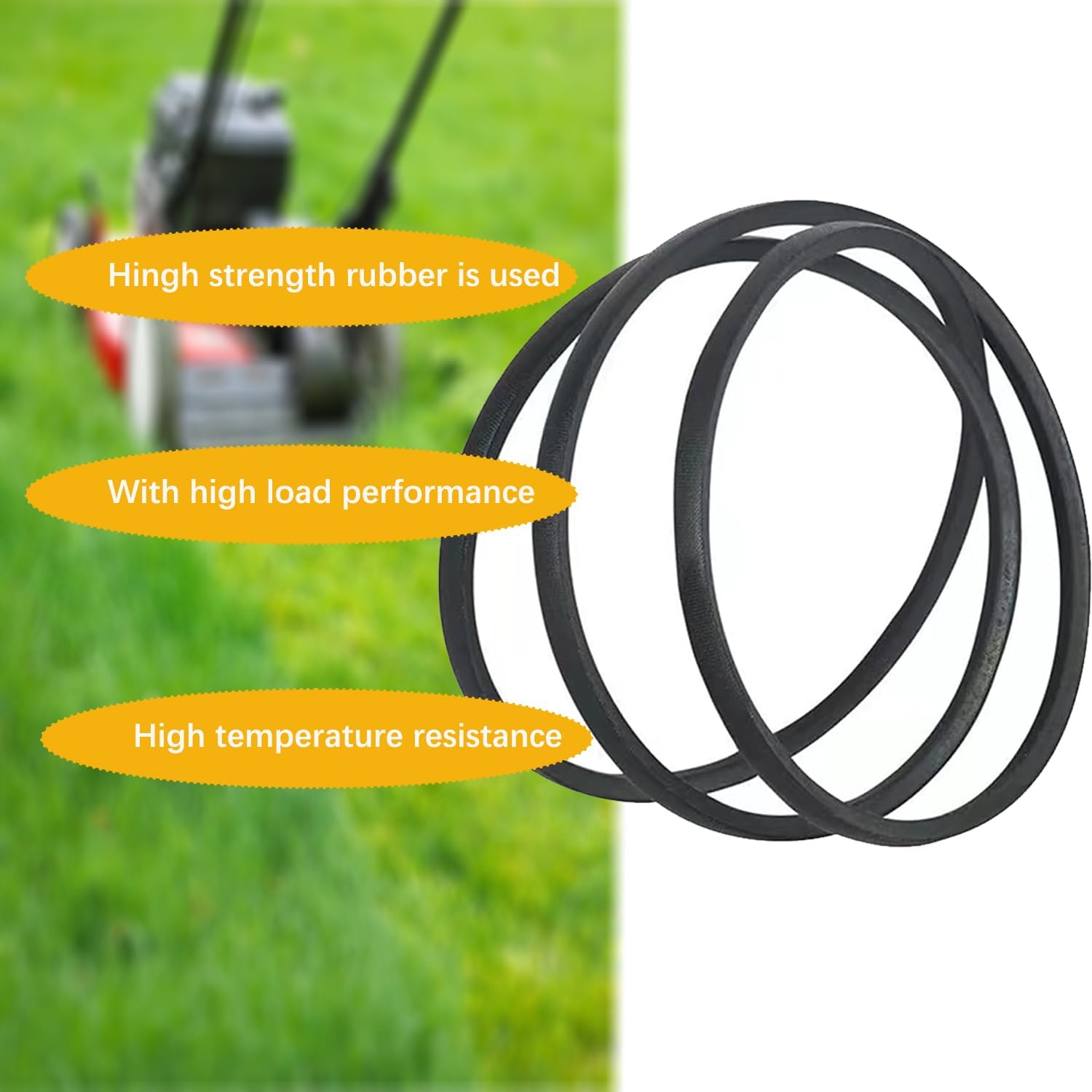 539117245 Deck Belt Compatible with Hus-qvarna 539117245 Z246 RZ4623 RZ46i RZ4619 RZ4621 for John Deere M118756
