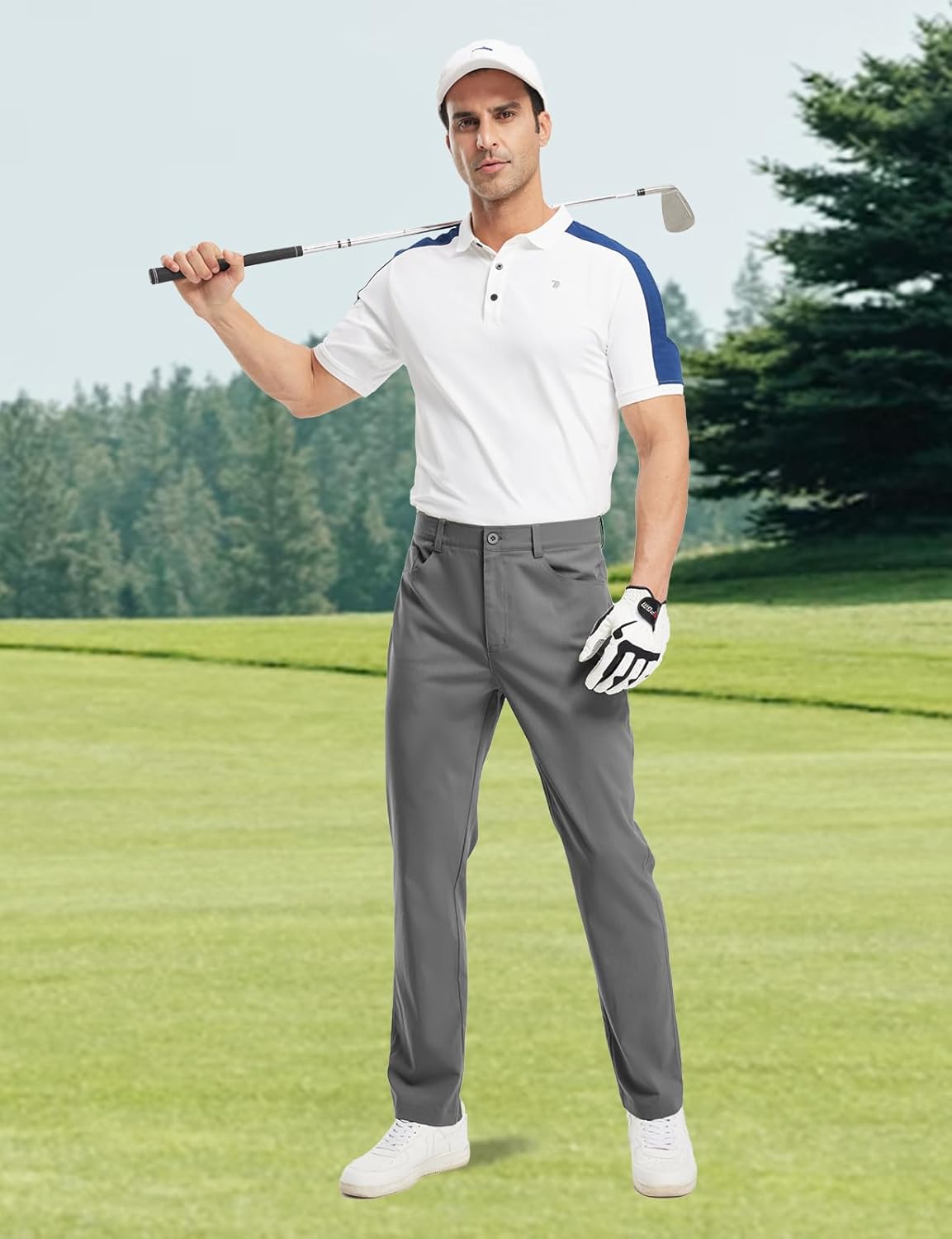 TBMPOY Men's Golf Pants Classic Fit Dress Work Pants Lightweight Comfortable Business Casual Pants with 5 Pockets - Image 7