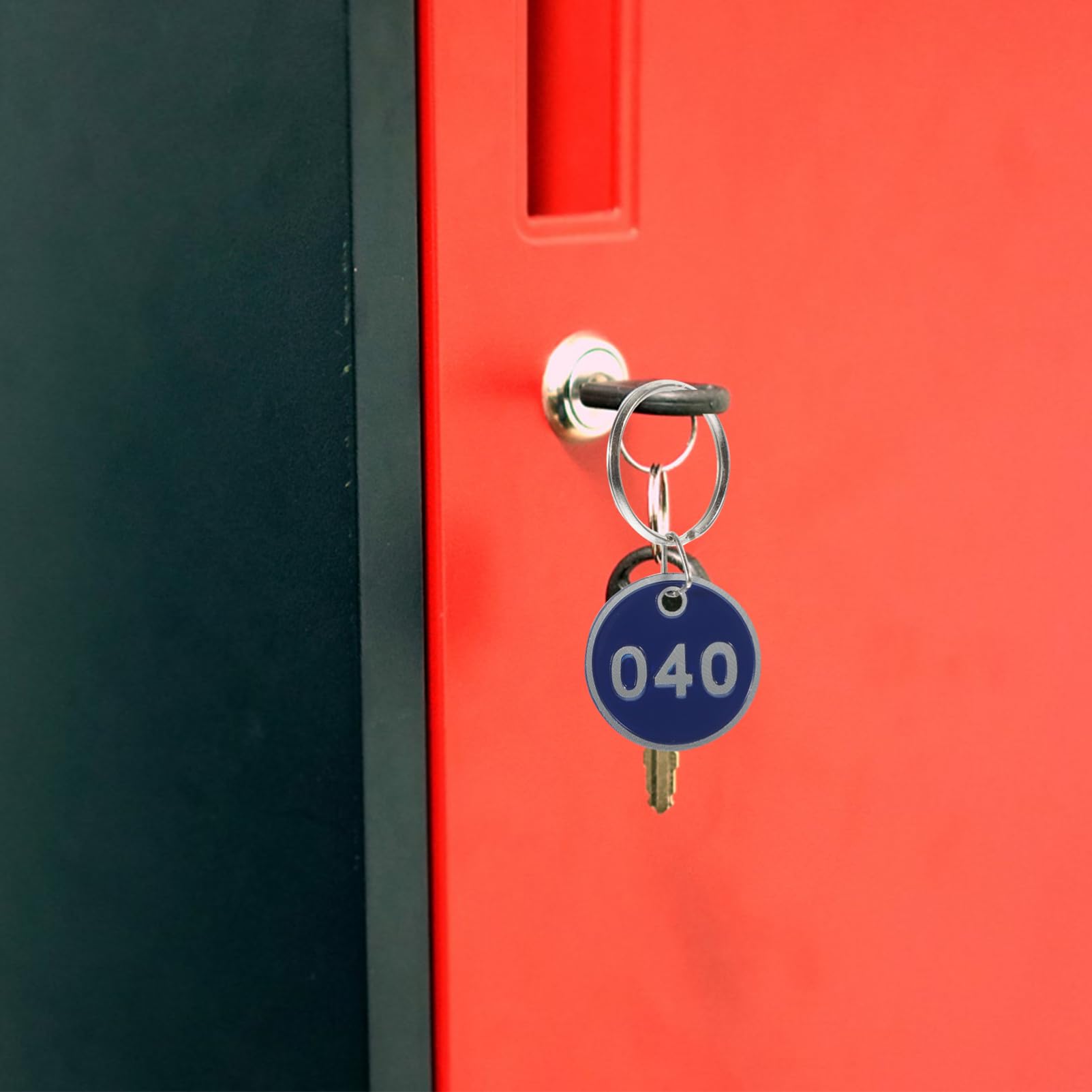 Gatuida Targhette Numerate Blu 100 Pezzi per Portachiavi in Lega di Alluminio Pratiche e Convenienti per Chiavi e Bagagli in Hotel e Armadietti
