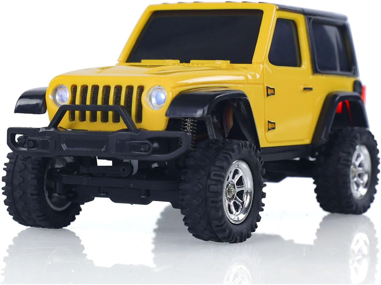 TOUCAN RC HOBBY US in Stock 1/36 2.4G Remote Control Rock Crawler RC Off Road Car 4×4 RTR Model Vehicle Light Battery Radio Mini for Gifts for Ages 14+