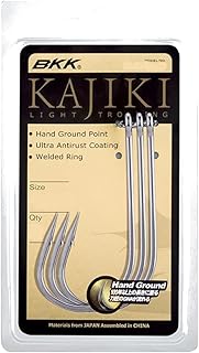 KAJIKI Light Trolling Hook | 3X | Ultra Antirust Coating | Hand Ground Point