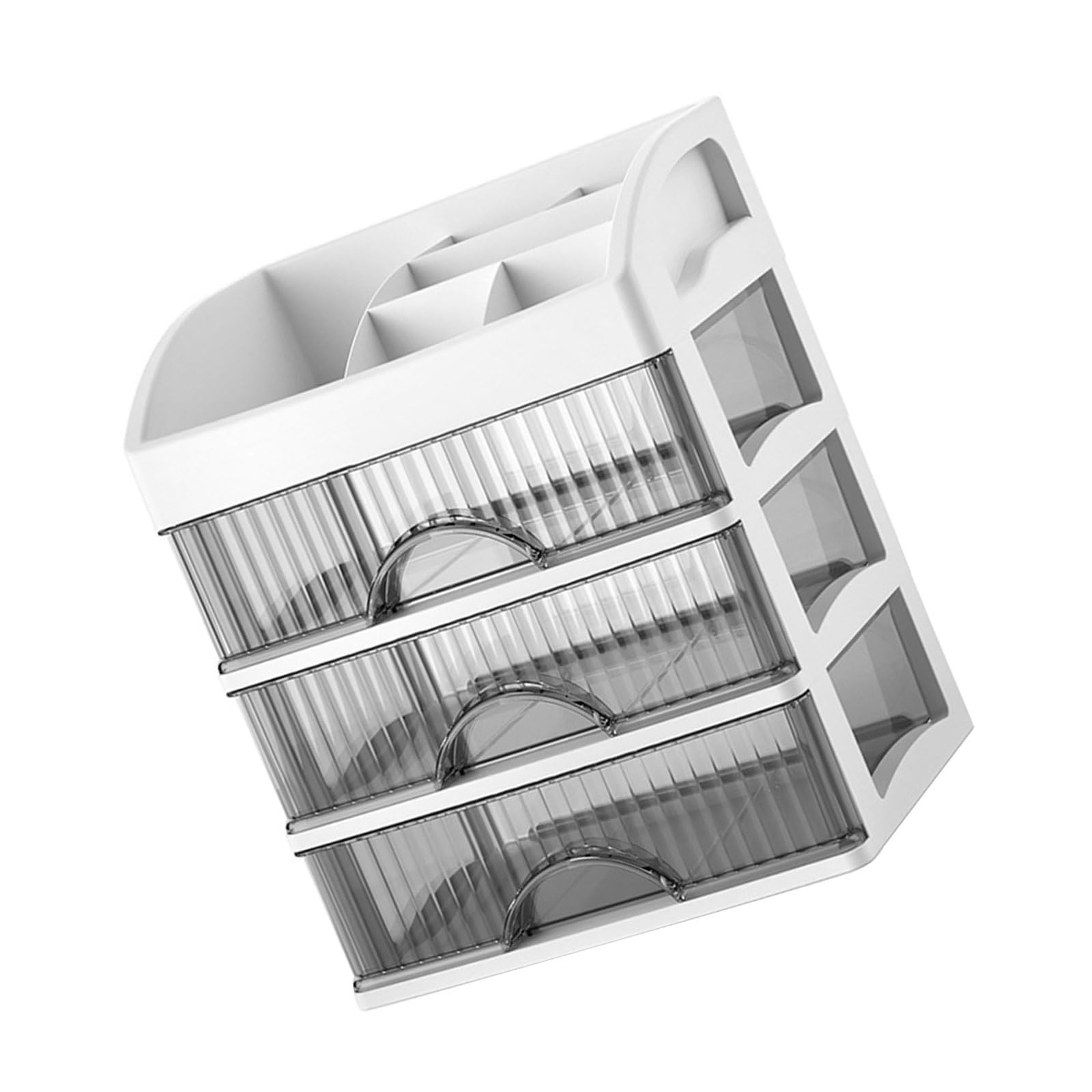 Buxuaaaa B Uxuaaaa Sturdy Cosmetic Drawer Organizers Versatile Eauty Accessory Storage Holder With Protective Lid And Large Capacity Cosmetic Storage Ox