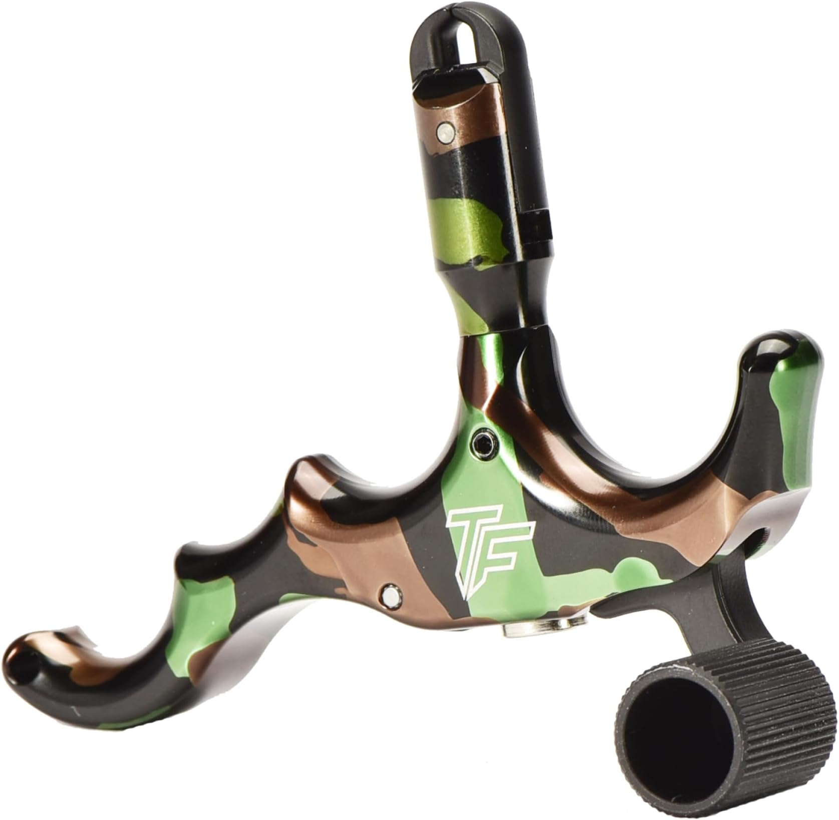 Tru-Fire Edge 4-Finger Aluminum Hand Held Camo Archery Bow Release
