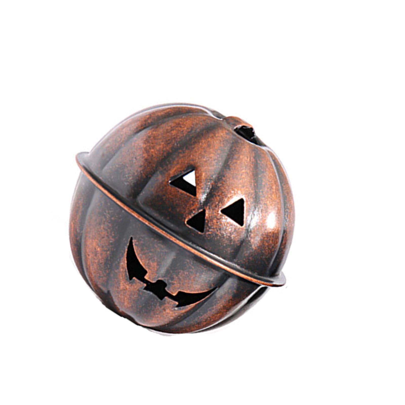 Snorvixre Halloween Christmas Vegetable Toll Garnishes with Manifestation Face Plan for Gathering Suspended Ornamentation Permanent Iron Substance Halloween Pumpkin Toll Garnishes