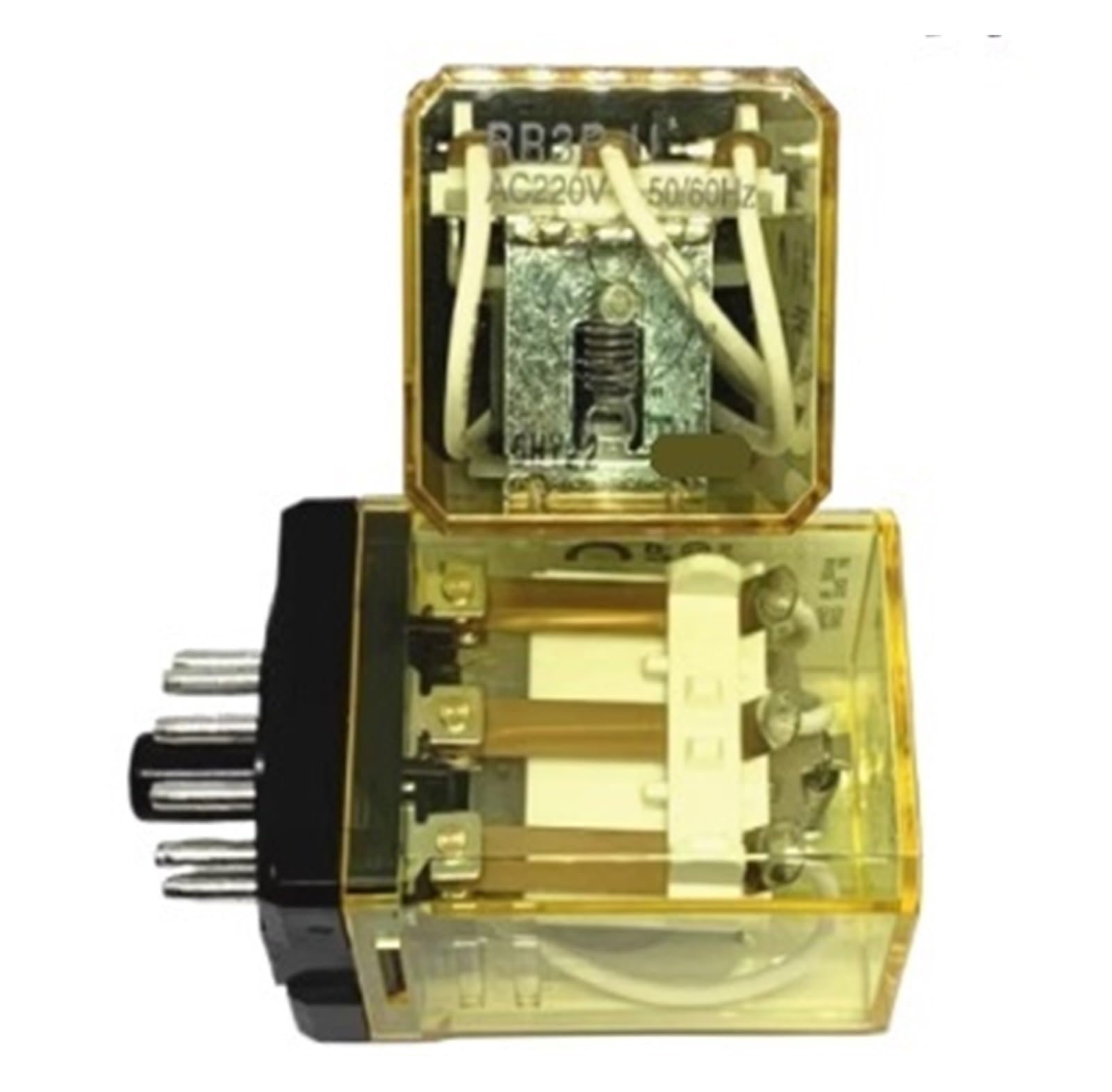 YMUGUEGH 1pcs relay RR3P-U-DC24V RR3P-U-AC24V RR3B-UL-DC24 10A 11pin 24V(RR3P-U-DC24V)