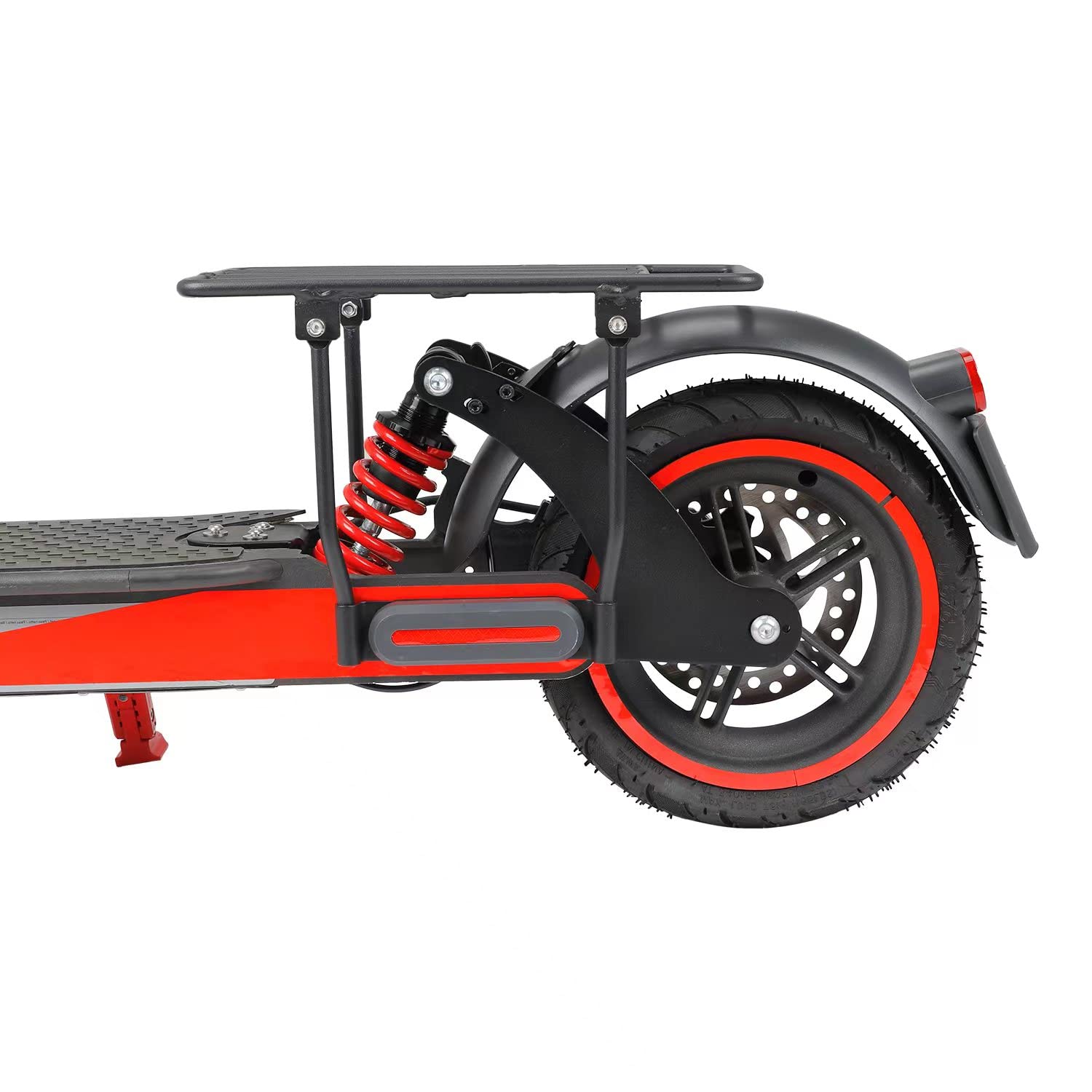 Estantería trasera de metal para Xiaomi M365 1S Pro 2 Mi 3 Scooter Patinete Cesta (Negro)