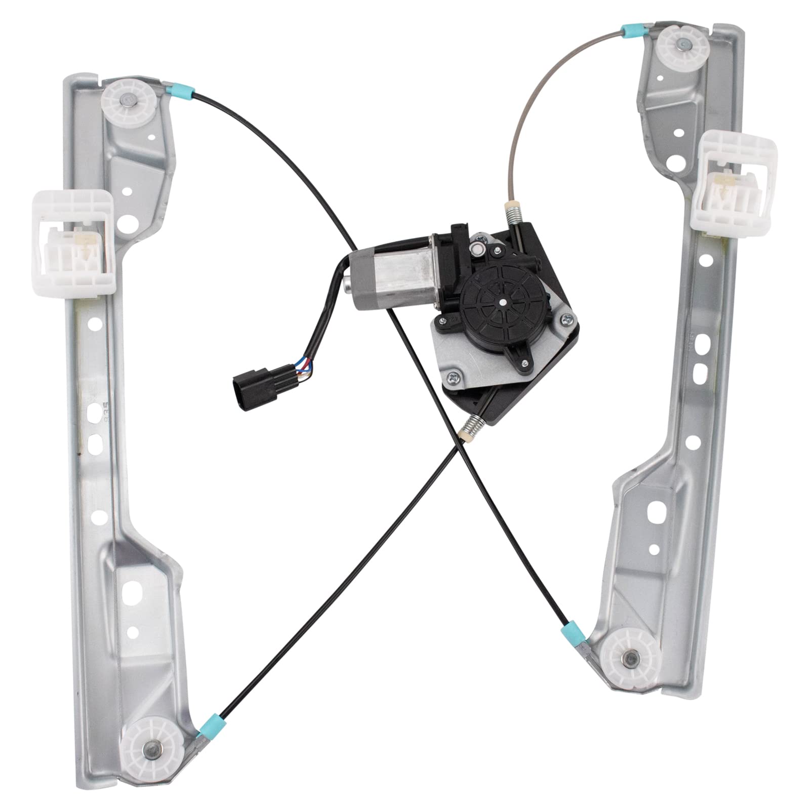 TRQ Front Left Power Window Motor & Regulator Assembly Compatible with 09-20 Dodge Journey