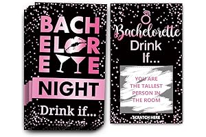 Bachelorette Party Drinking Games - Drink If Cards