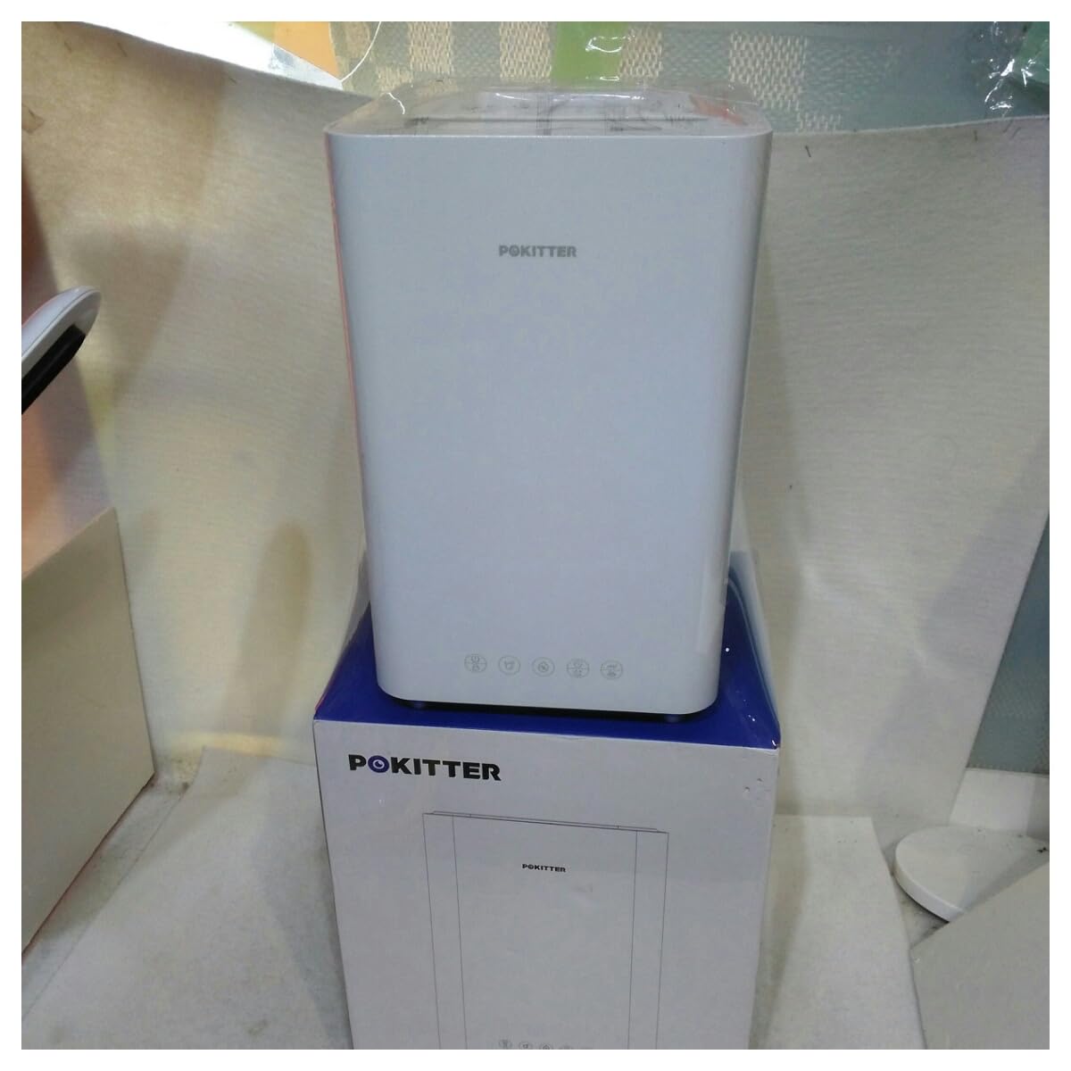 Amazon.co.jp: POKITTER 加湿器 卓上 アロマ 大容量 5L 15畳
