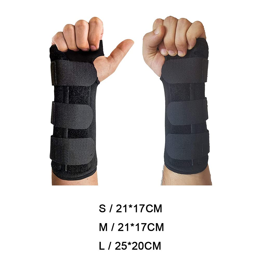 Muñequera Férula de soporte transpirable Paquete de 2 Sueño nocturno Correa de compresión para la muñeca Brazalete de mano ajustable para el túnel carpiano Artritis Tendinitis Esguinces Se adapta a la