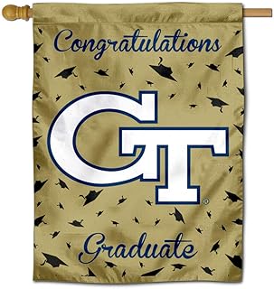 Georgia Tech Yellow Jackets Graduation Gift Banner Flag