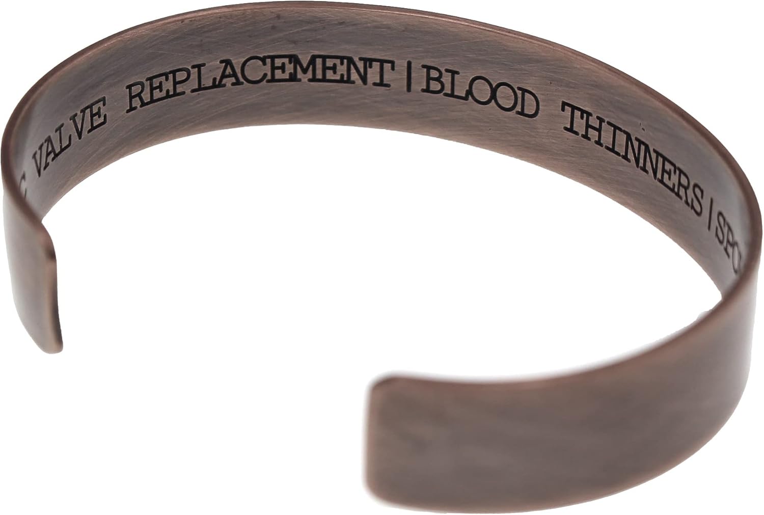 Medical Alert Bracelet Custom Copper Cuff for Men and Women, Personalized Alert and Emergency Information