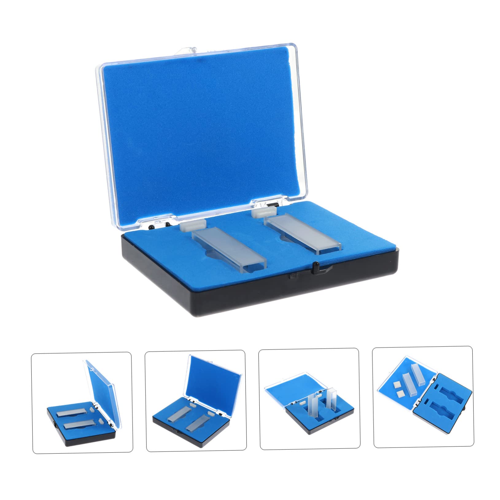 ULTECHNOVO 6pièces Cuvettes Quartz Pour Spectrophotométrie Lecture Précise Laboratoire Haute Transparence Adaptées Aux Mesures Chimiques Et Pharmaceutiques