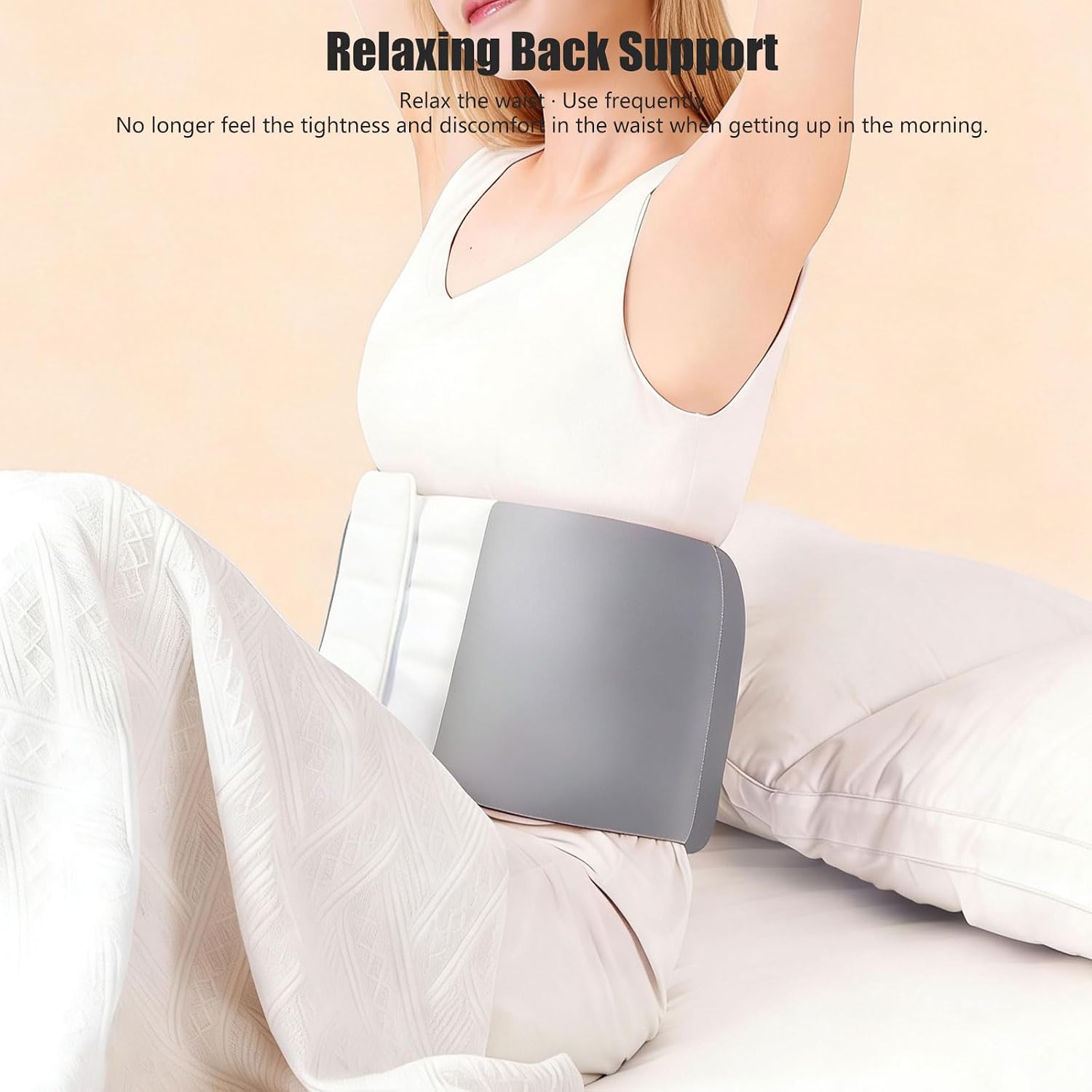 Mjaie Lumbar Pillows,Back Analgesia Waist Pillow Furnishes Full Assist During Slumbering Produced from Excellent Procedures