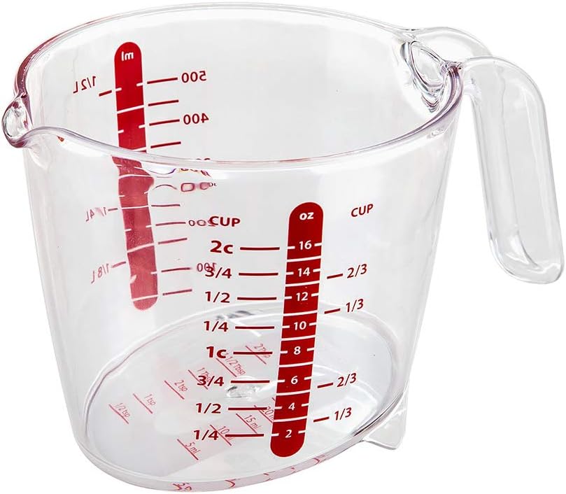 Amazon.com: DOTINGHUX Measuring Cup, 3/4 Cup, Clear: Home & Kitchen