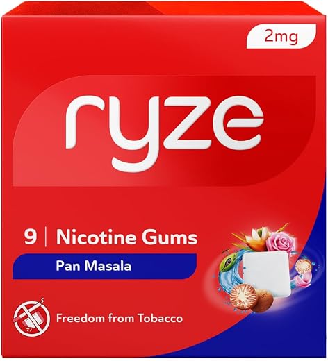 RYZE Pan Masala Nicotine Gum 2mg | 9 Gums