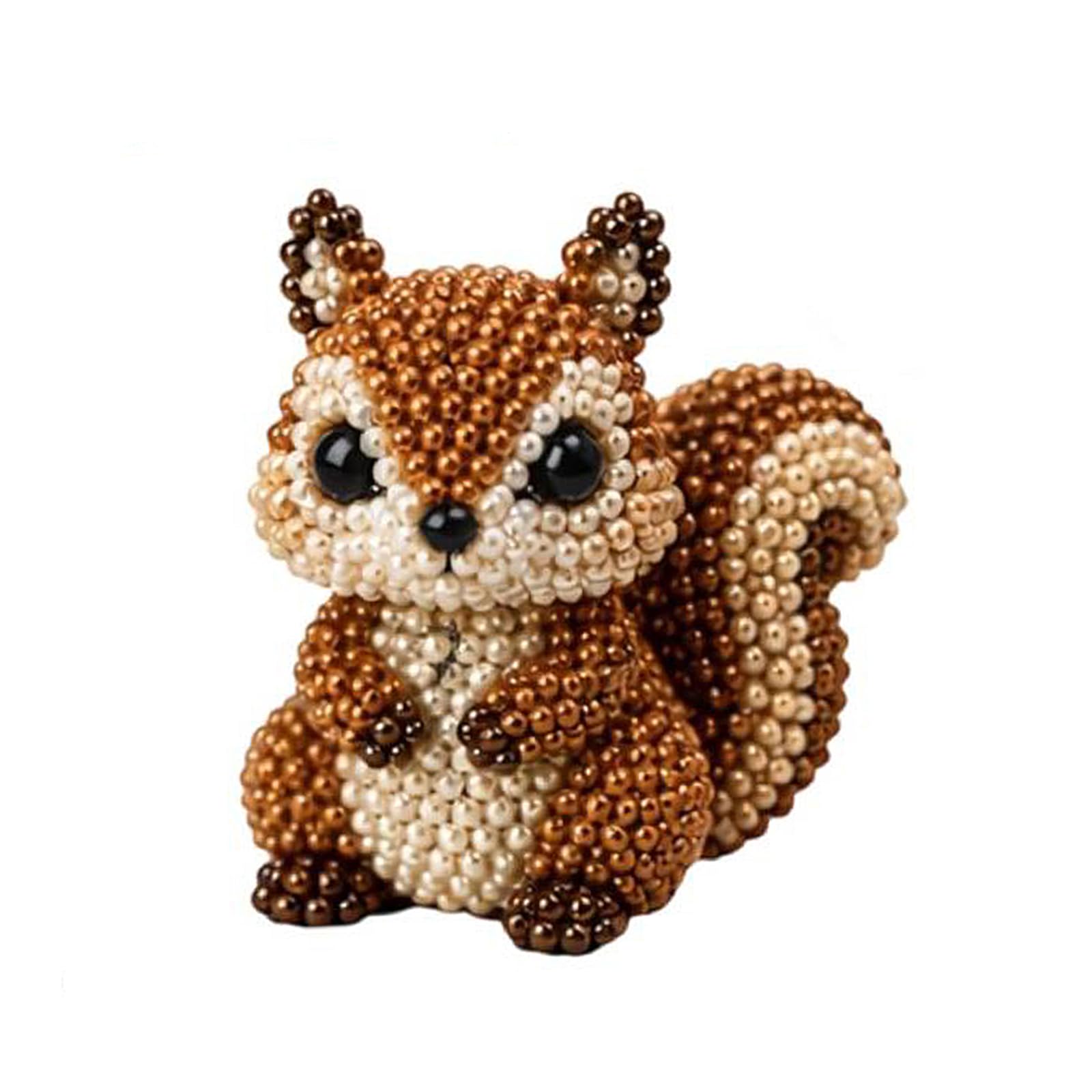 DIY Animal Beading Kit, Tiny 3D Beading Embroidery Kit, with Colorful Beads & Instructions, Beaded Animal DIY Set, Handmade Creative Arts & Crafts Gift for Adults & Beginners