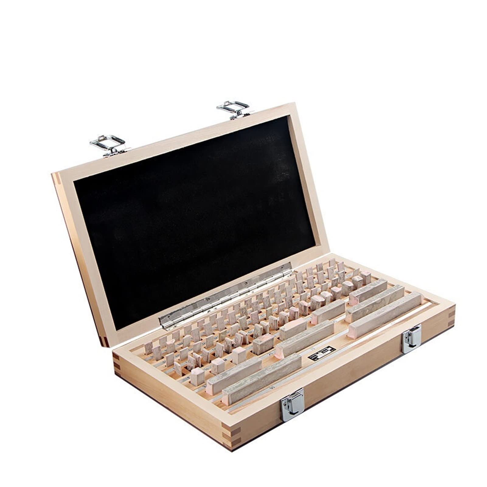 CVFRDD Gauge Block Set Block Gauge 83Pcs/Set 1 Grade 0 Caliper Inspection Measurement Instruments(0 grade)