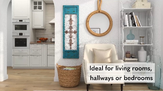 Amazon.com: Deco 79 Wood Scroll Home Wall Decor Arabesque Wall