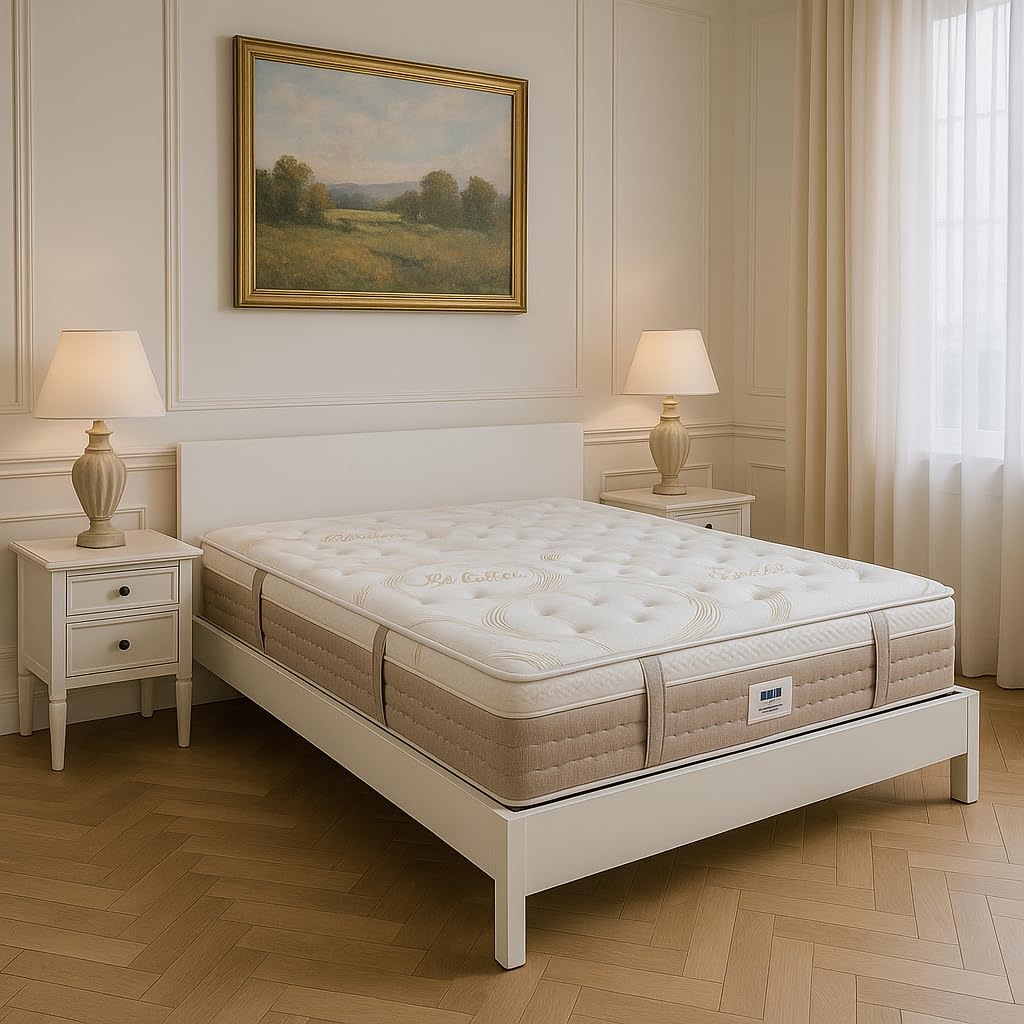 Materasso Matrimoniale 160x190 H28 Memory Foam 4 Strati Sfoderabile Tessuto Biocotton Piazzato |Antiacaro| |Anallergico| |Antistatico| Con Fascia Capitonè a Doppia Traspirazione