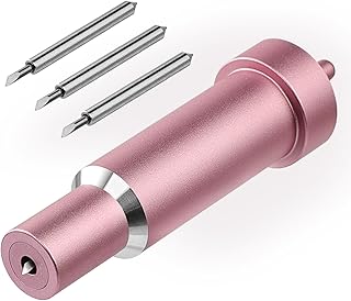 3 Pcs Bonded Fabric Blades + Housing for Maker 3/Maker/Explore 3/Explore Air 2/Air/One, Fabric Blade Perfect for Cutting Bonded Fabrics-Polyester, Silk, Cotton, Denim, Felt, Linen,HTV,etc.