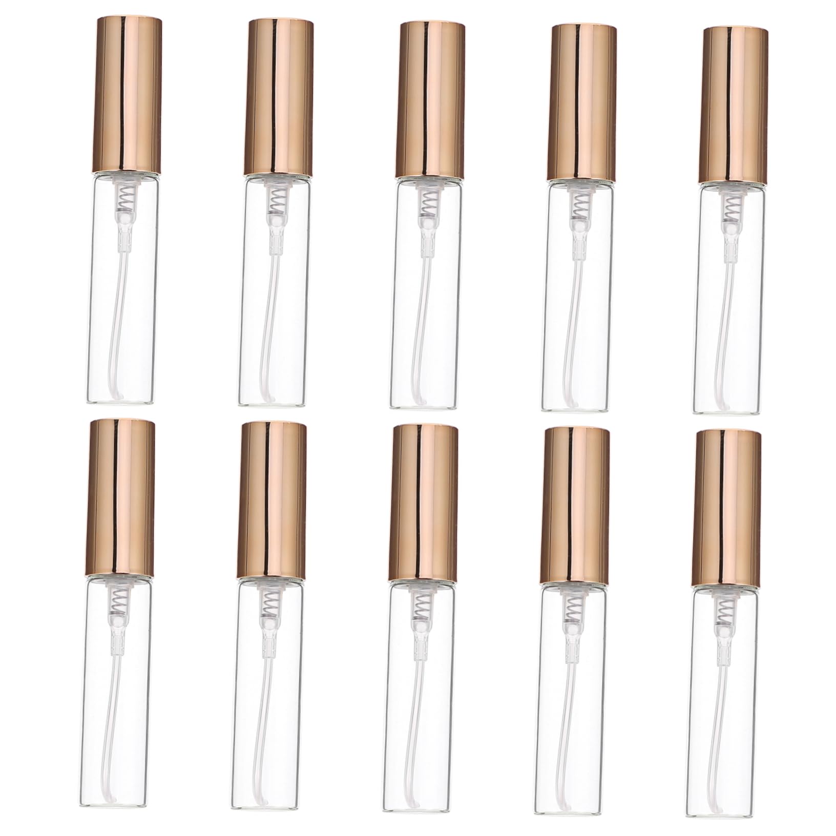 FRCOLOR 50 flaconi spray, riutilizzabili, vuoti, bottiglie di profumo, bottiglie vuote, per campioni di profumo, mini bottiglie di profumo, vuote da viaggio, strumento cosmetico in