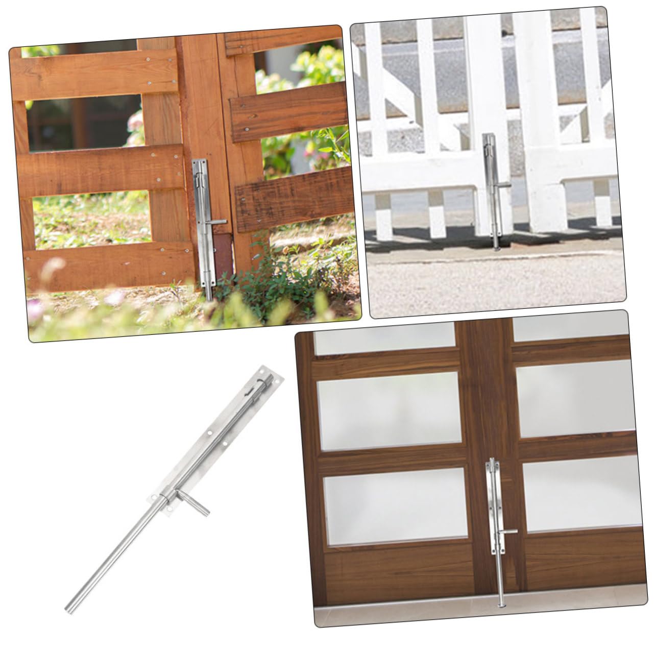 HOMSFOU 2pezzi Serrature Per Inossidabile Latch Per Ingressi Bulloni Per Facile Installazione Per Fences e