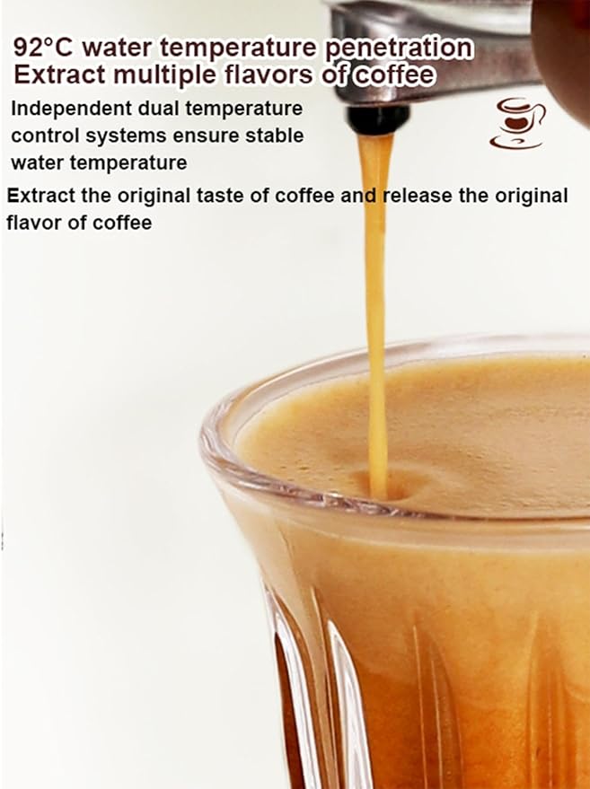 Máquina de Espresso Semi Automática con Espumador de Leche y Capacidad 1.2L miniatura 4