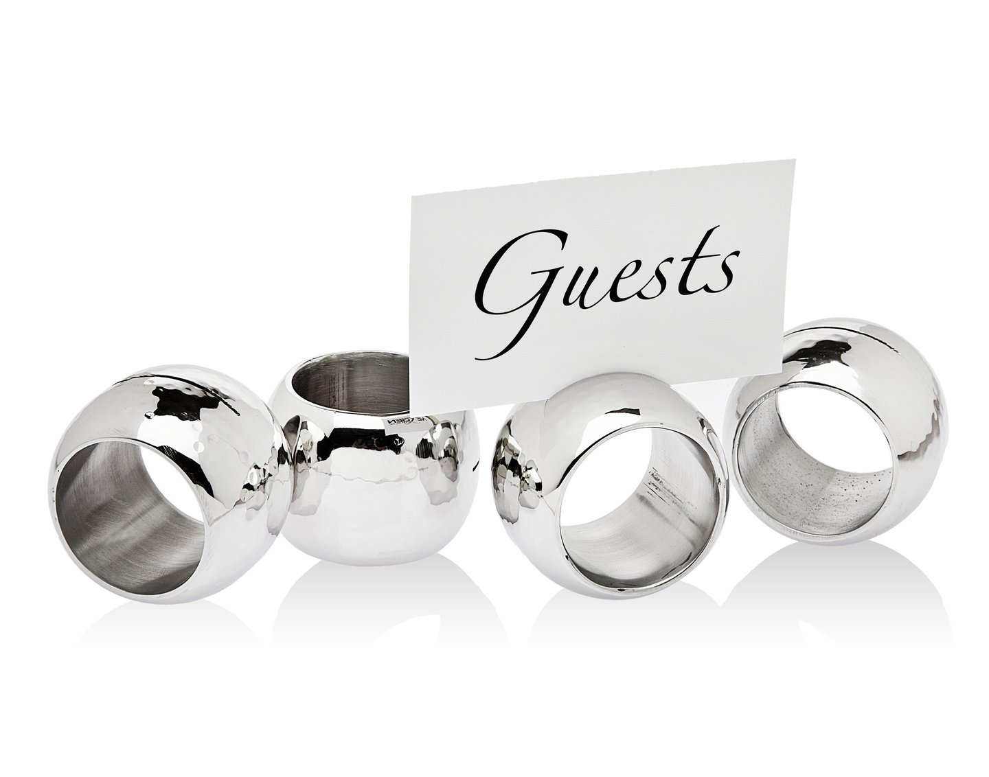 Godinger Silver Art In Hammered Stainless Steel Napkin