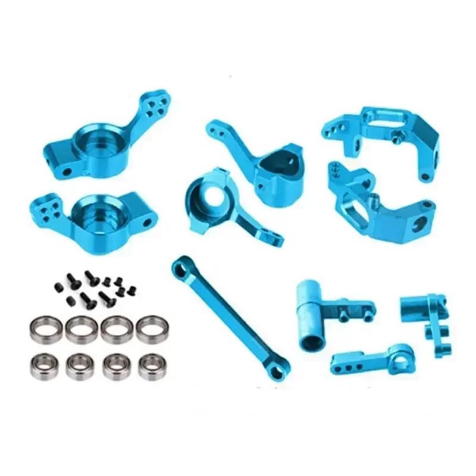 Per Hsp 94111 94108 1/10 Rc Auto Parti Aggiornamento Lega Alluminio Blu Cornici Articoli Esposizione Camion Crawler Monster Accessori Decorativi Ricambi Modellini RC