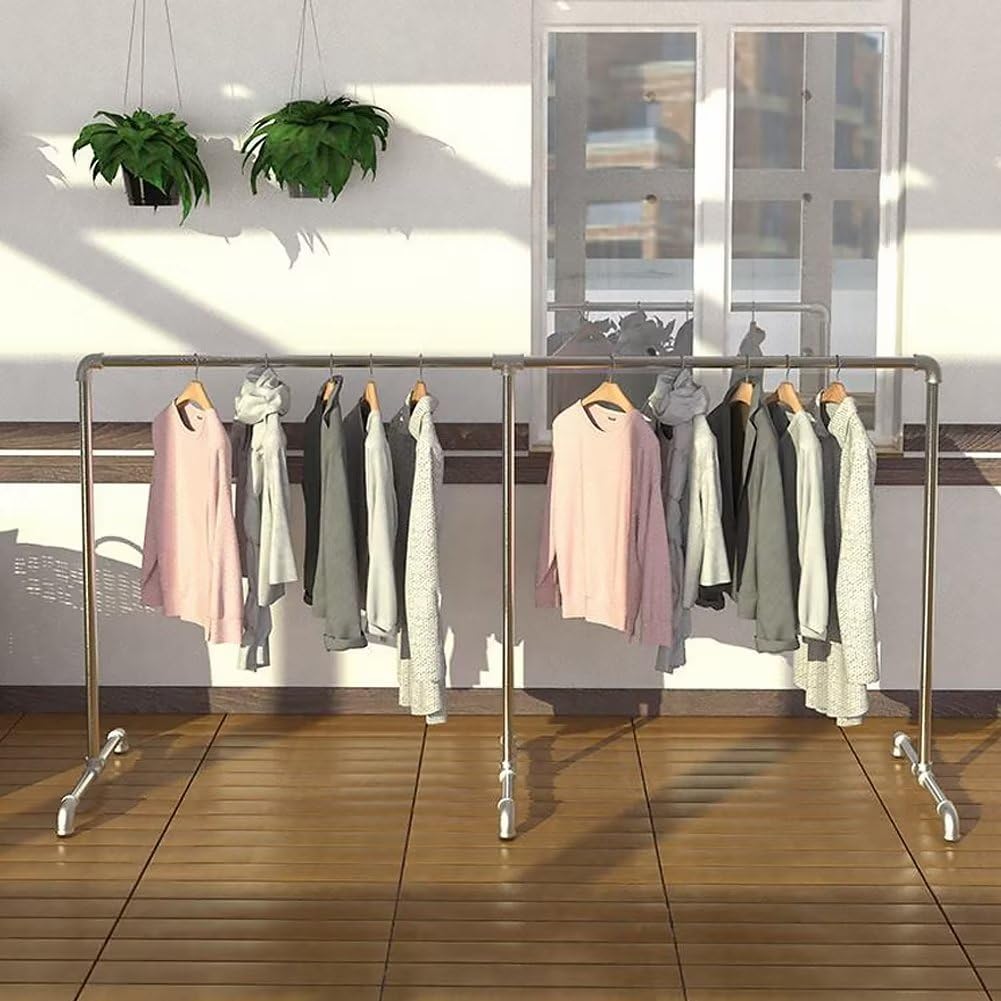 Amazon｜MEMETARO ハンガーラック 洋服ラック 室内物干し 大容量