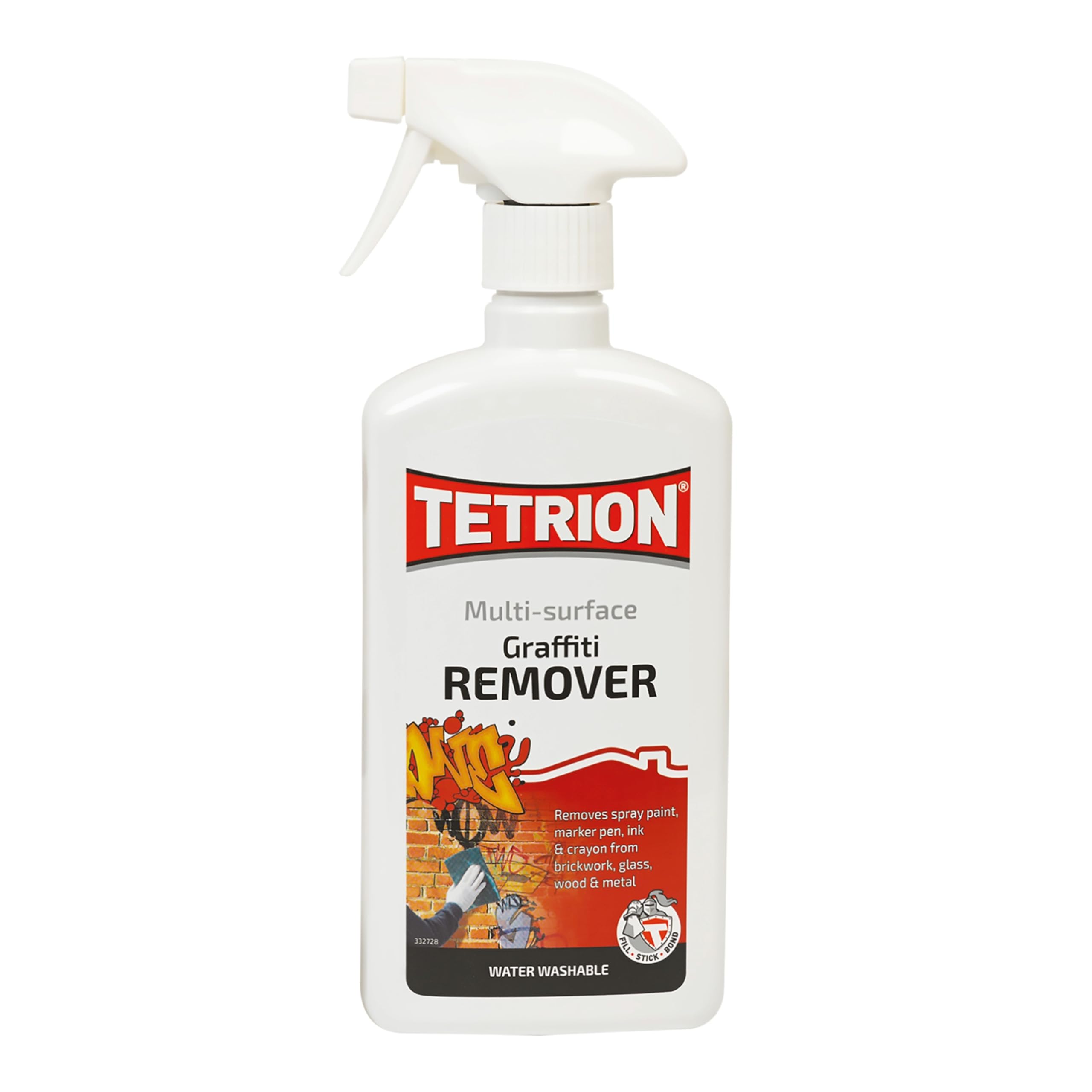 Tetrion 0.5L Multi Surface Graffiti Remover 500ml Trigger Paint Cleaner