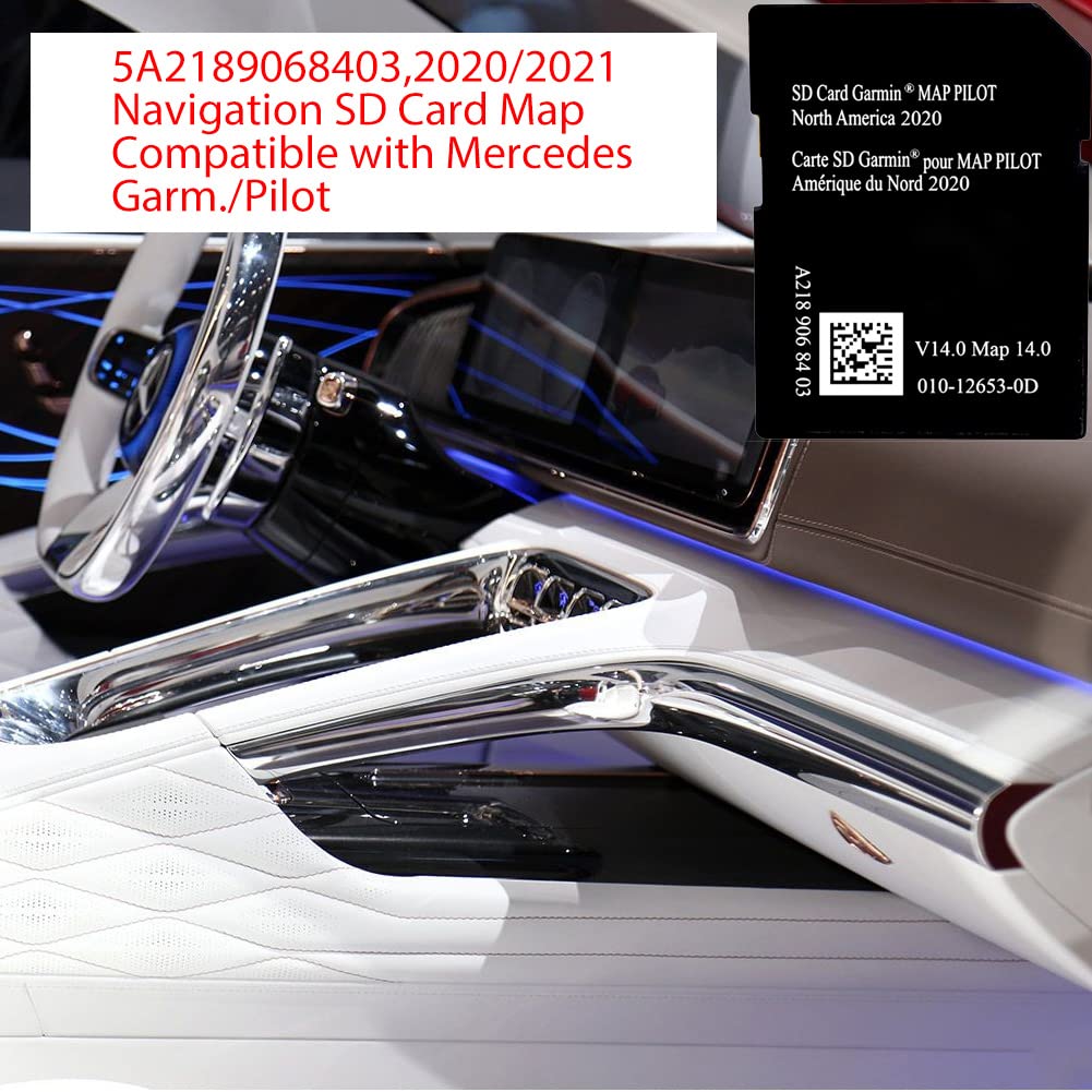 Amazon.com: 2020/2021 Navigation SD Card Map Compatible with Mercedes  Garm./Pilot, CLA.Version 14.0 (MAP 14.0) ONLY BE Used in The Audio 20 (Code  522) NTG : Electronics
