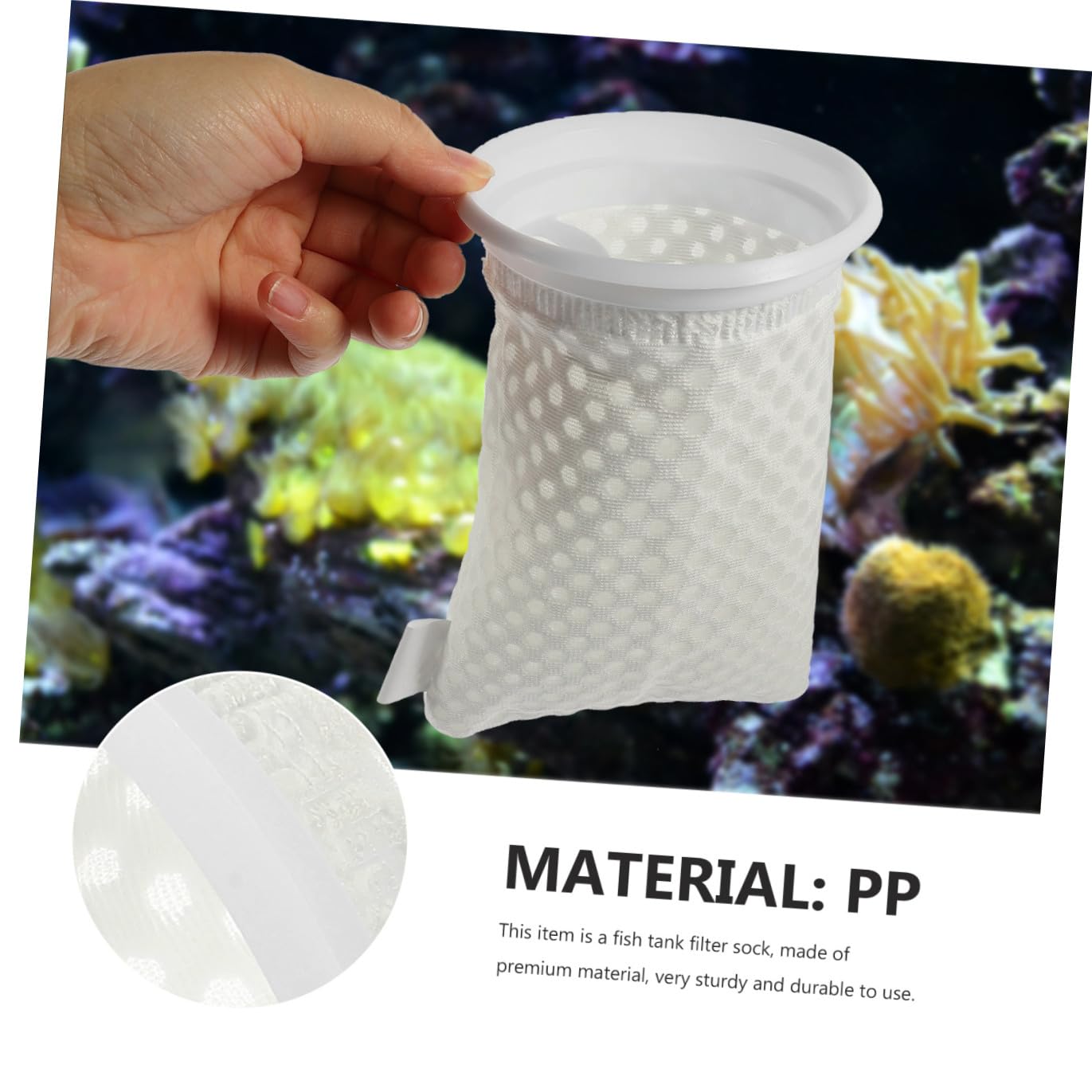 UPKOCH 11piezas Calcetines Filtro para Pecera Filtro De Panal Lavable para Acuario De Diseño De Panal Accesorio De Suministros para Pecera