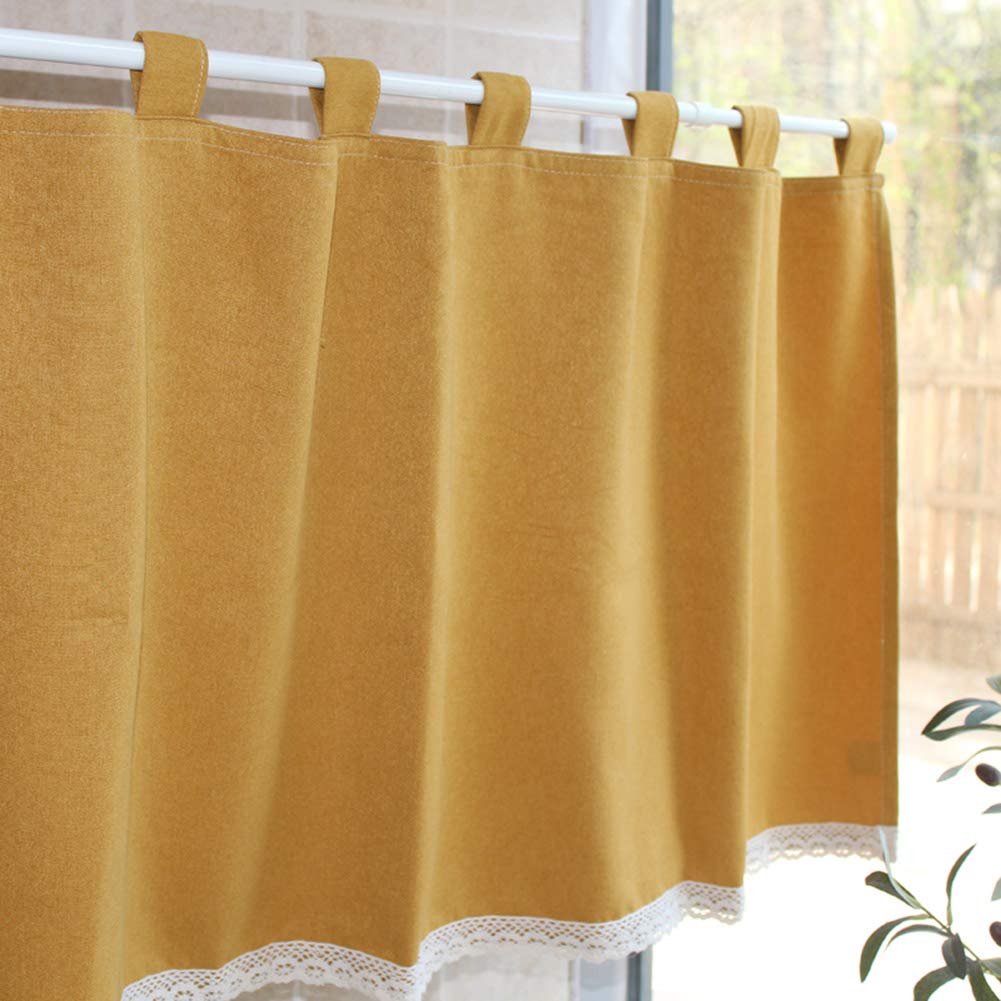 Rideaux de café pour petites fenêtres et demi rideau de séparation de porte